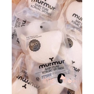 Bông tắm Konjac Murmur cho bé 0m+ Hàn Quốc