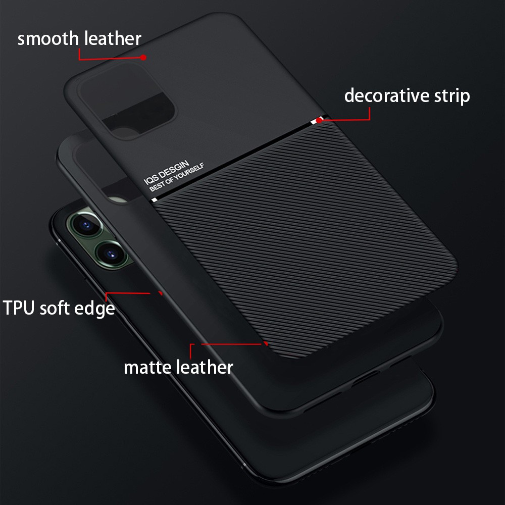 Ốp Điện Thoại TPU Phối Da Mềm Nhám Chống Sốc Thời Trang Cho Xiaomi A3 A2 A1 9T Mix 3 Redmi Note 5 7 Pro