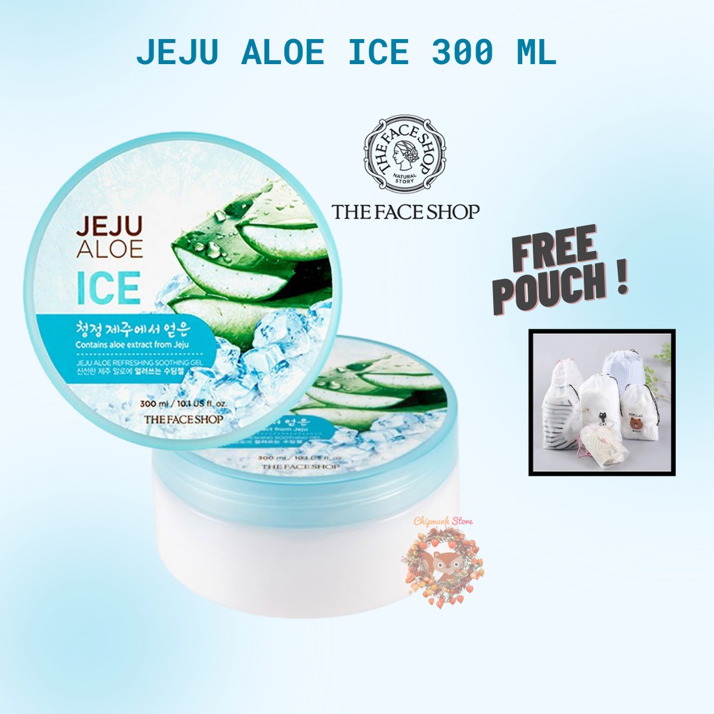 (hàng Mới Về) Gel Lô Hội Dưỡng Ẩm Làm Dịu Da The Face Shop Jeju