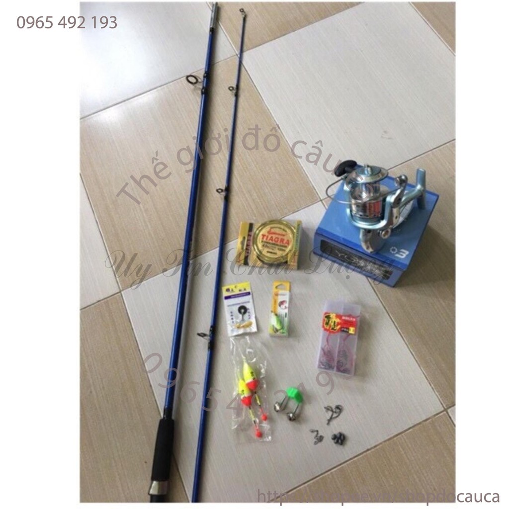 Combo bộ cần câu cá 11 món đẹp rẻ tải cá lớn ( rẻ vô địch )
