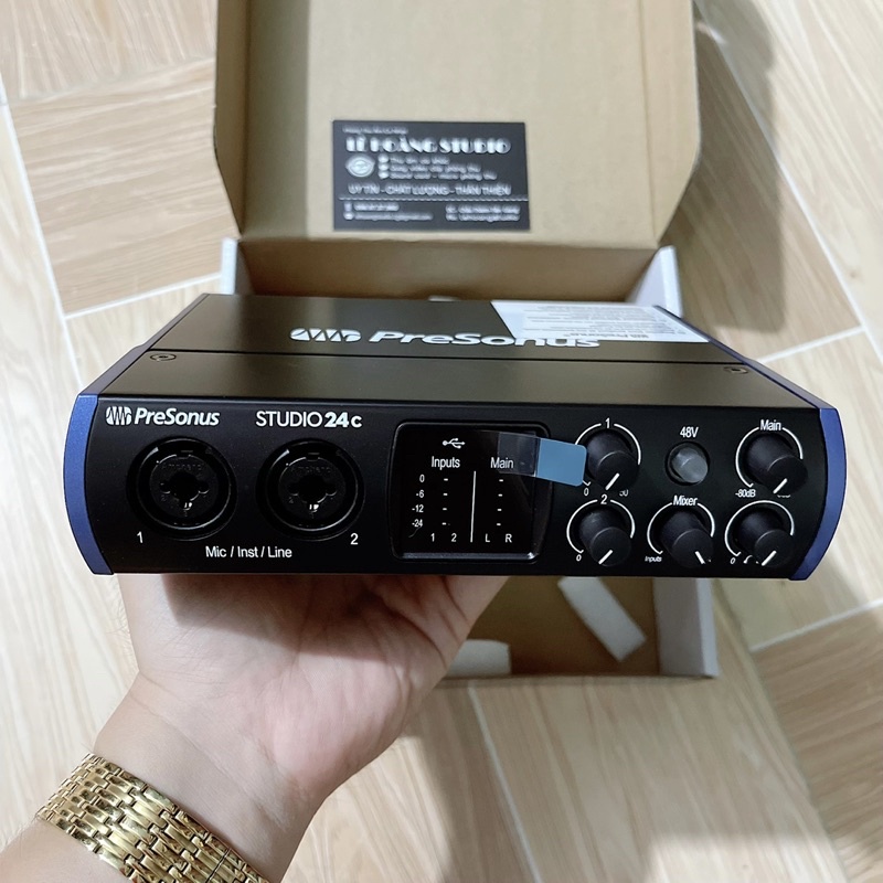 SOUNDCARD PRESONUS STUDIO 24C CỦA MỸ THU ÂM CHUYÊN NGHIỆP