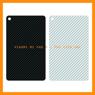 Decal dán lưng xiaomi mi pad 4/ mi pad 4 plus vân carbon 3d