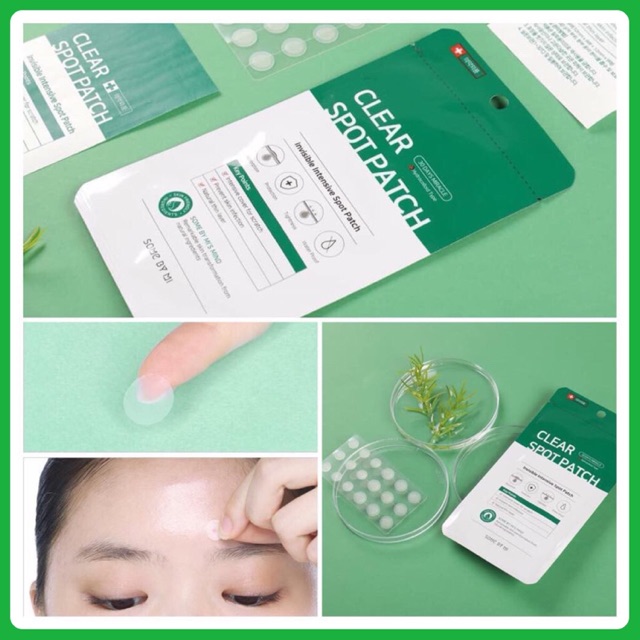 Miếng Dán Chống Mụn Some By Mi Clear Spot Patch 30 Days Miracle Gói 18 Miếng