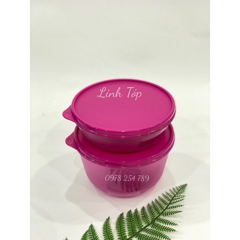Bộ bát tròn 2 bát ngăn mát Tupperware chính hãng size 2L+1L | BigBuy360 - bigbuy360.vn