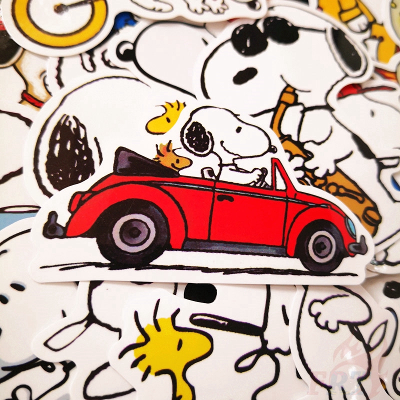 Bộ 20 Miếng Dán Trang Trí Hình Chó Snoopy Đáng Yêu Diy Series 01