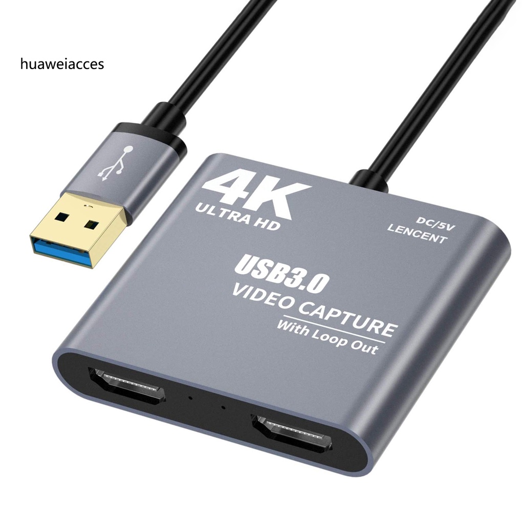 Bộ Chuyển Đổi Thẻ Âm Thanh / Video Hua-4K 1080p Hdmi-Compatible Sang Usb 3.0 Hd 1080p60 | BigBuy360 - bigbuy360.vn
