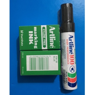 Com bo 2 bút Artline EK -100 , 2 lọ mực ESK -100 , 20 tờ giấy A1 -ĐL 80