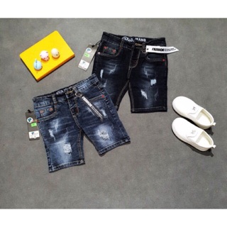 Quần short jean cho bé trai
