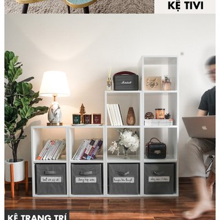 🚫𝐌IỄN PHÍ SHIP🚫 Kệ Sách Gỗ Đa Năng 2 Tầng
