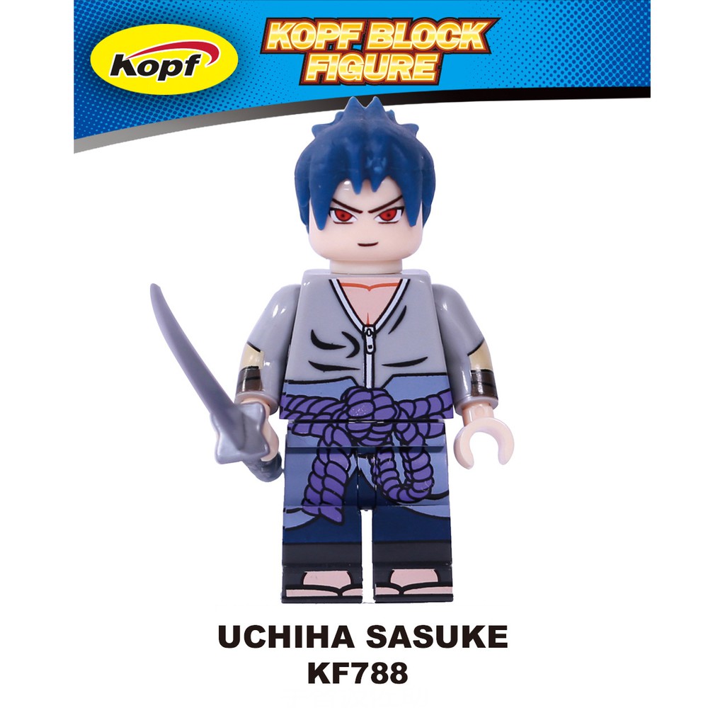 Minifigures Nhân vật Uzumaki Naruto Uchiha Sasuke Uchiha Itachi Jiraiya Hatake Kakashi KF6078