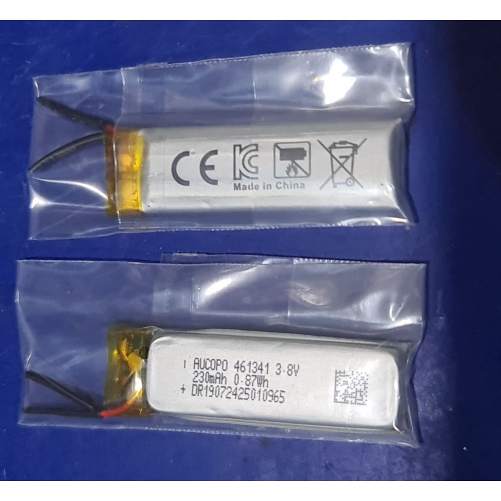 Pin Li-Po 3.7V 230mAh 461341 (Lithium Polymer) cho máy nội soi, định vị GPS, cân điện tử, máy ghi âm, camera hàng trình