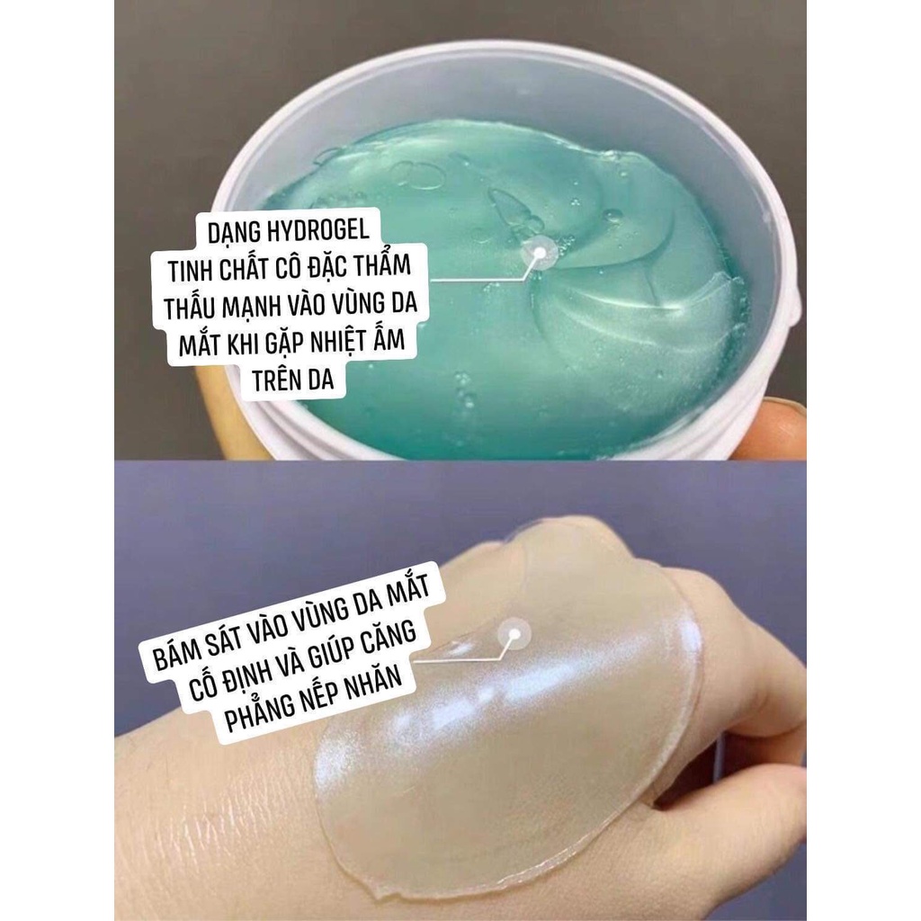 Mặt nạ mắt Weilaiya giảm thâm quầng mắt, nếp nhăn, vết chân chim, vùng da mắt khô ráp. Tặng 2 nạ Weilaiya