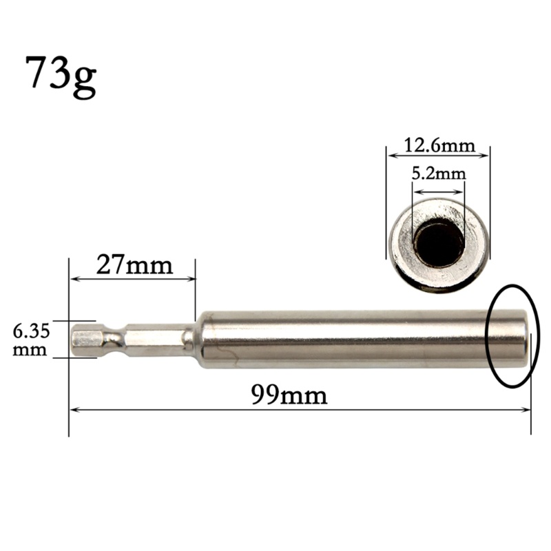 1 Thanh Nối Lưỡi Cưa Điện Hex-Shank Bằng Thép Carbon