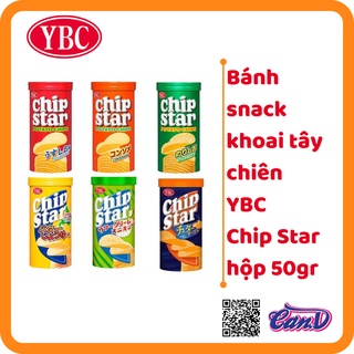 (6 vị) Bánh snack khoai tây chiên Chip Star YBC 50gr