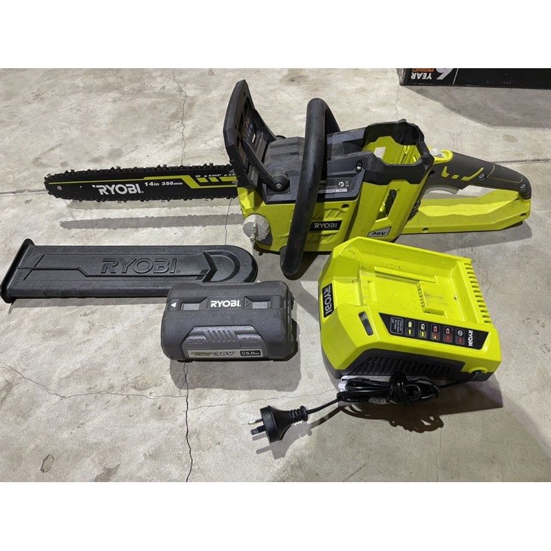 BỘ CƯA XÍCH 36v RYOBI PIN 5ah