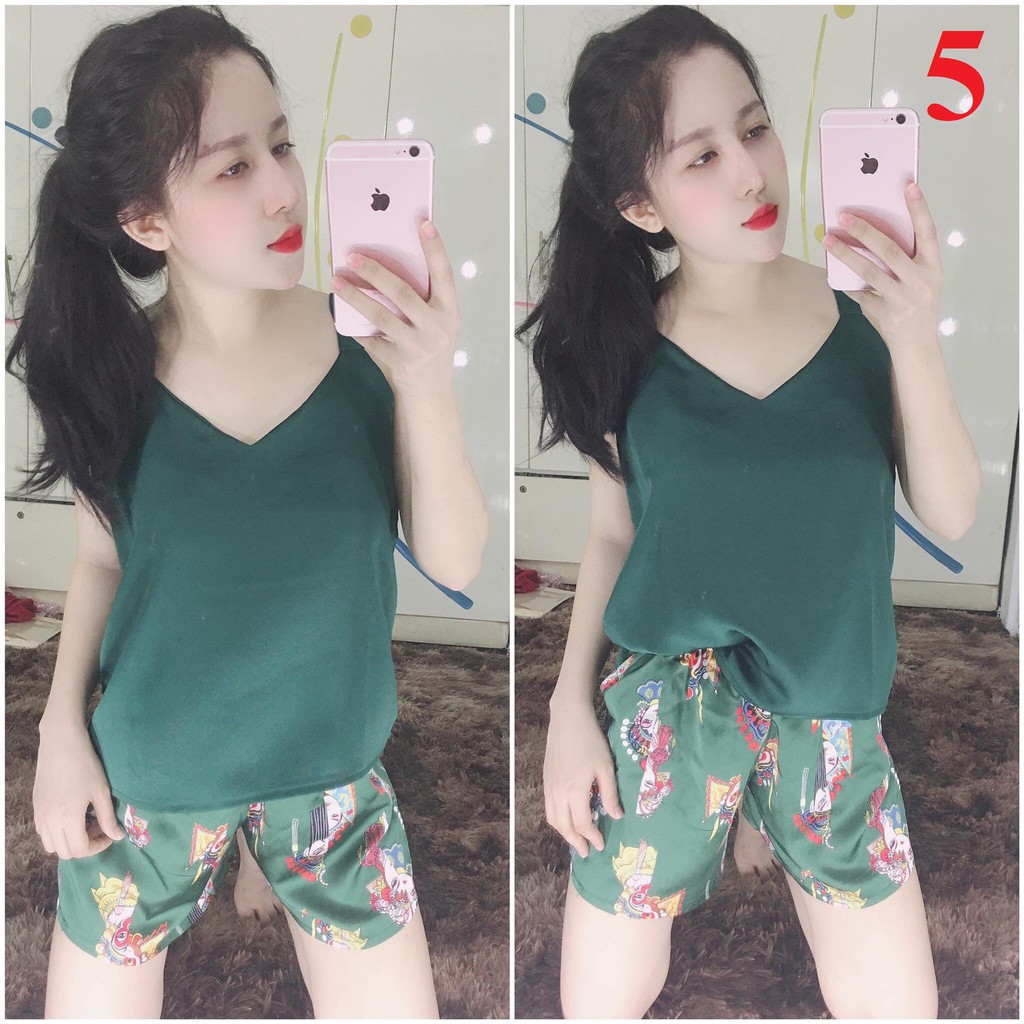 BỘ SATIN 2 DÂY ĐÙI MS01