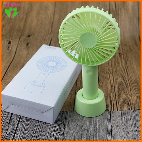 QUẠT MINI TÍCH ĐIỆN CẦM TAY N9 CÓ ĐẾ LUMIDO | BigBuy360 - bigbuy360.vn