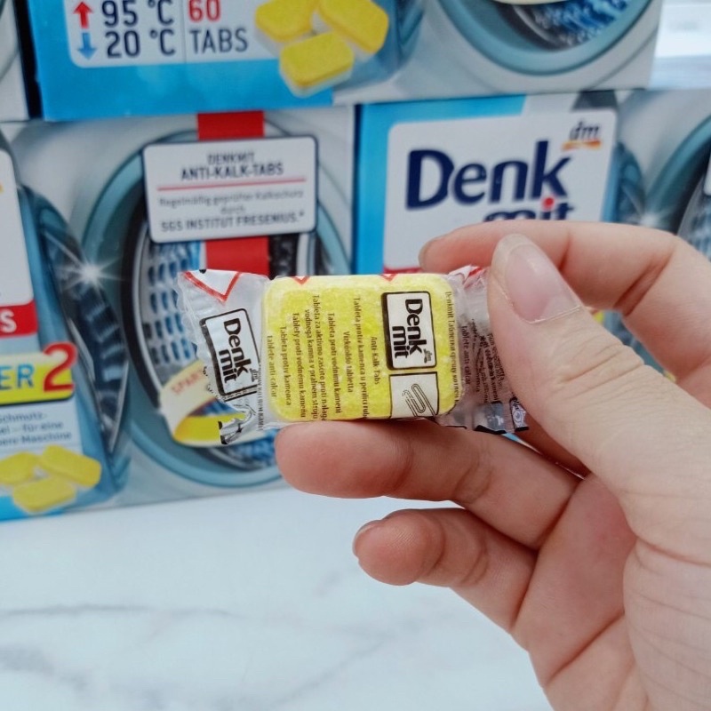 TẨY LỒNG MÁY GIẶT DENKMIT ĐỨC chính hãng 1 viên lẻ