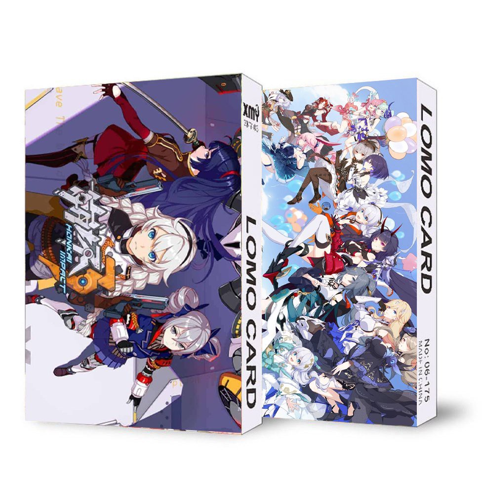 Ảnh lomo IN HÌNH HONKAI IMPACT 3 game chibi 30 tấm
