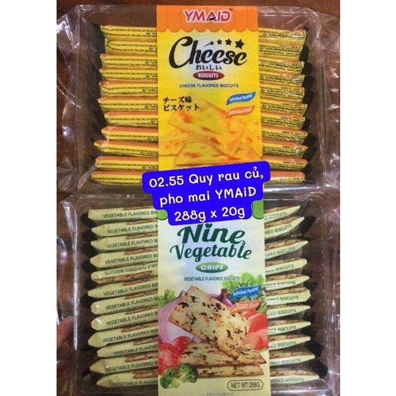 Bánh quy rau củ -phomai gói 288gr