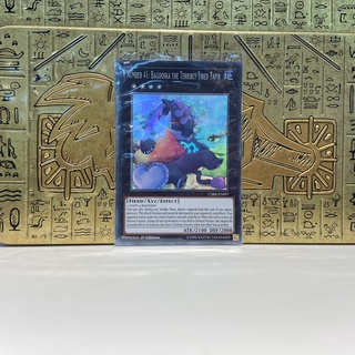 [ Bài Yugioh Chính Hãng ] Number 41: Bagooska the Terribly Tired Tapir - CIBR-EN097 - Super Rare 1st Edition