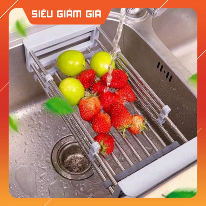 KHAY ÚP CHẬU RỬA BÁT INOX  - Giá rút gọn inox bồn rửa bát | (GD28)