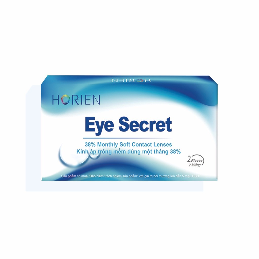 Kính áp tròng không màu dùng 1 tháng eye secret contact lens - ảnh sản phẩm 1