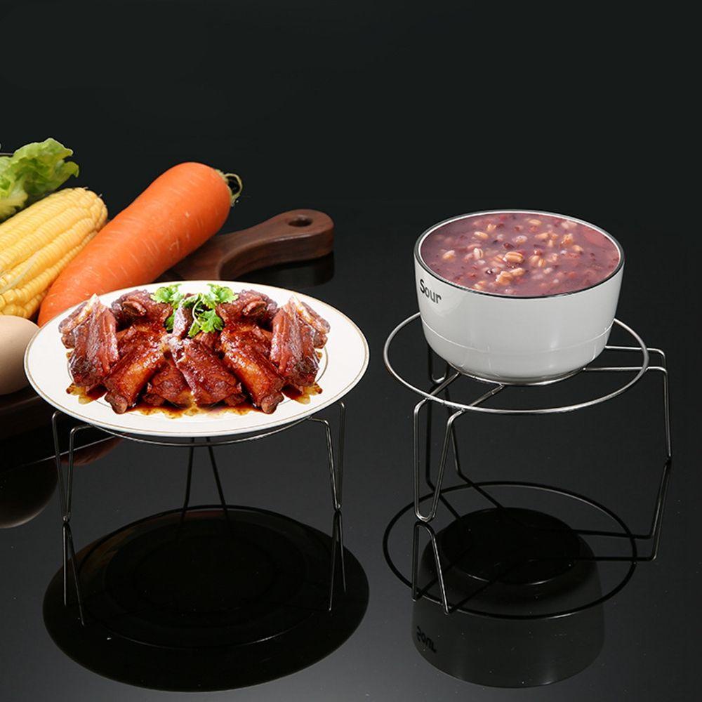 Giá Đỡ Nồi Hấp Hình Tròn Bằng Thép Không Gỉ Đa Năng Tiện Dụng Cho Nhà Bếp