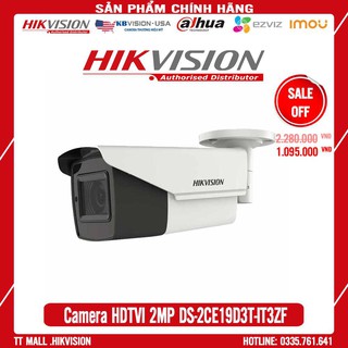 Camera HDTVI HIKVISION DS-2CE19D3T-IT3ZF chống ngược sáng hồng ngoại 30m ống kính thay đổi tiêu cự .