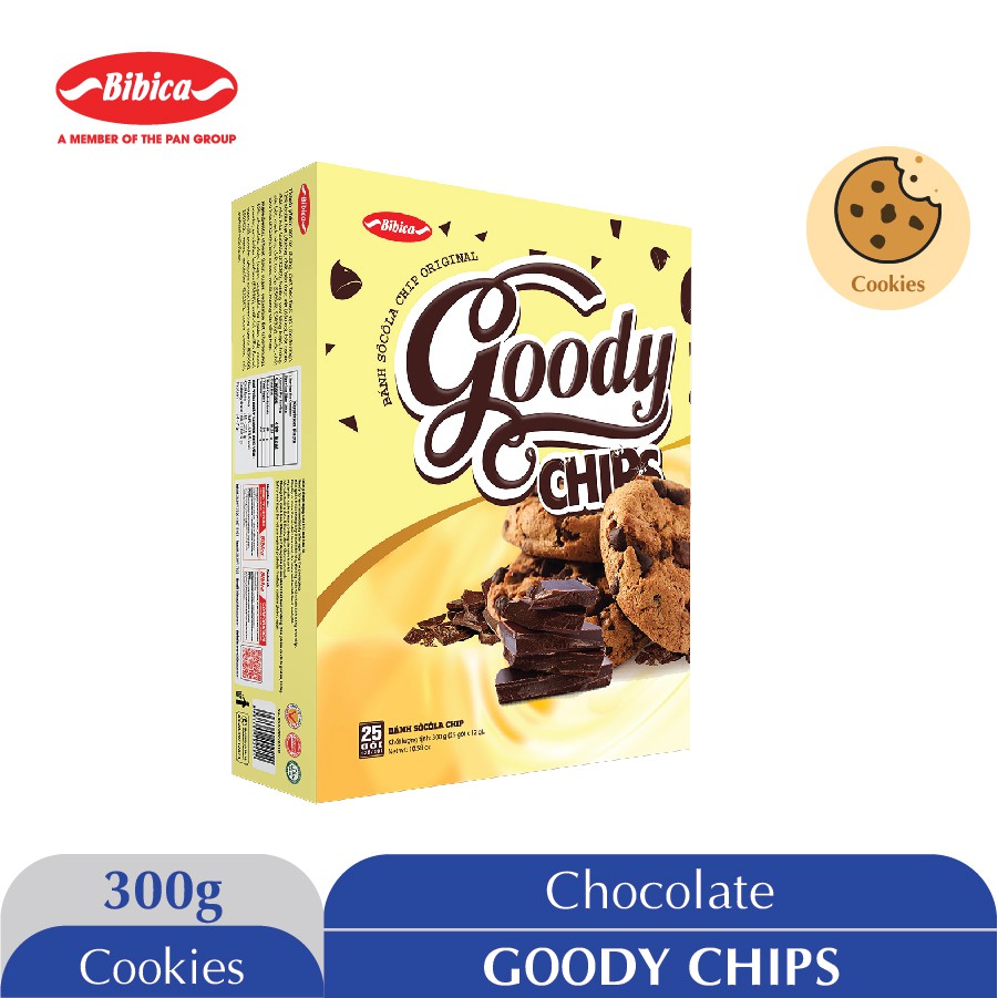 Bánh Goody Chip Dừa Bibica 300g