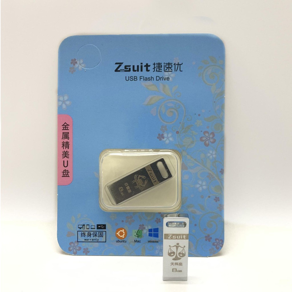 USB ZSUIT Metal C22 8Gb - Hàng Chính Hãng