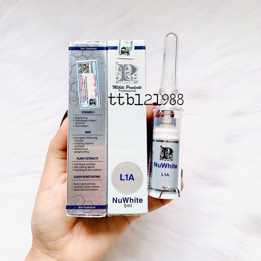 KEM LÀM HỒNG MÔI NUWHITE L1A MIBITI PRUDENTE