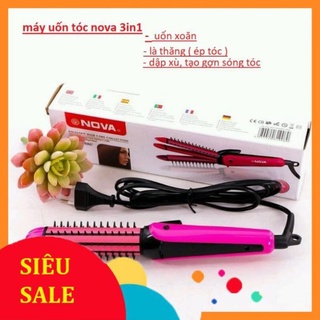 f111 Máy Làm Tóc 3 Trong 1 NOVA (Uốn, Duỗi, Bấm)