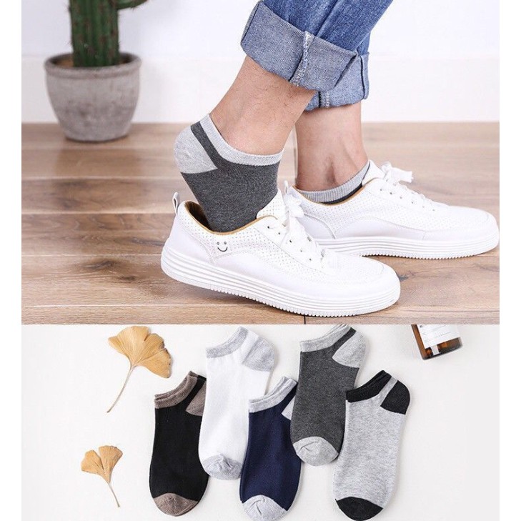 Tất - Vớ Off White tia điện cổ ngắn, cổ cao thời trang, cá tính - Ảnh thật