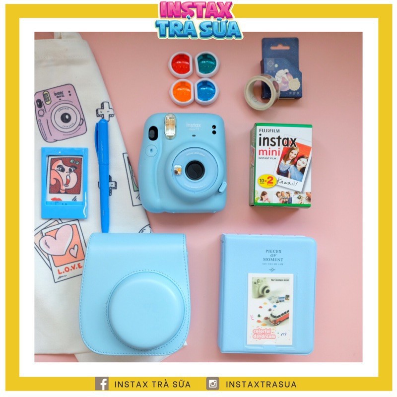 PBO Combo Instax Mini 11 - BỘ MÁY và phụ kiện chụp ảnh lấy liền Fujifilm Instax Mini 11 - Bảo Hành Chính hãng 1 năm 50