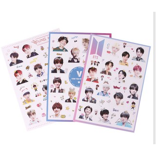 Sticker Dán Bts Jungkook Taehyung