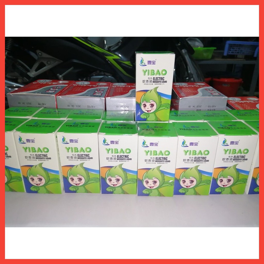Tinh dầu đuổi muỗi xông phòng electric YIBAO 45ml, tinh dầu xông muỗi thiên nhiên khuếch tán thơm phòng an toàn cho bé