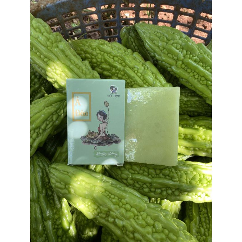 Xà Bông Nghệ - Mướp Đắng (Soap Ả Đào) Handmade Mộc Nhan Natural | BigBuy360 - bigbuy360.vn