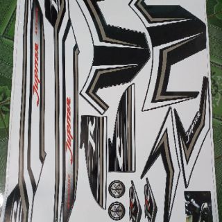 Tem rời jupiter Rc dán xe đen