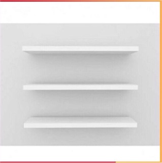 Sét 3 thanh kệ gỗ trang trí treo tường 50cm (chọn màu) có sẵn