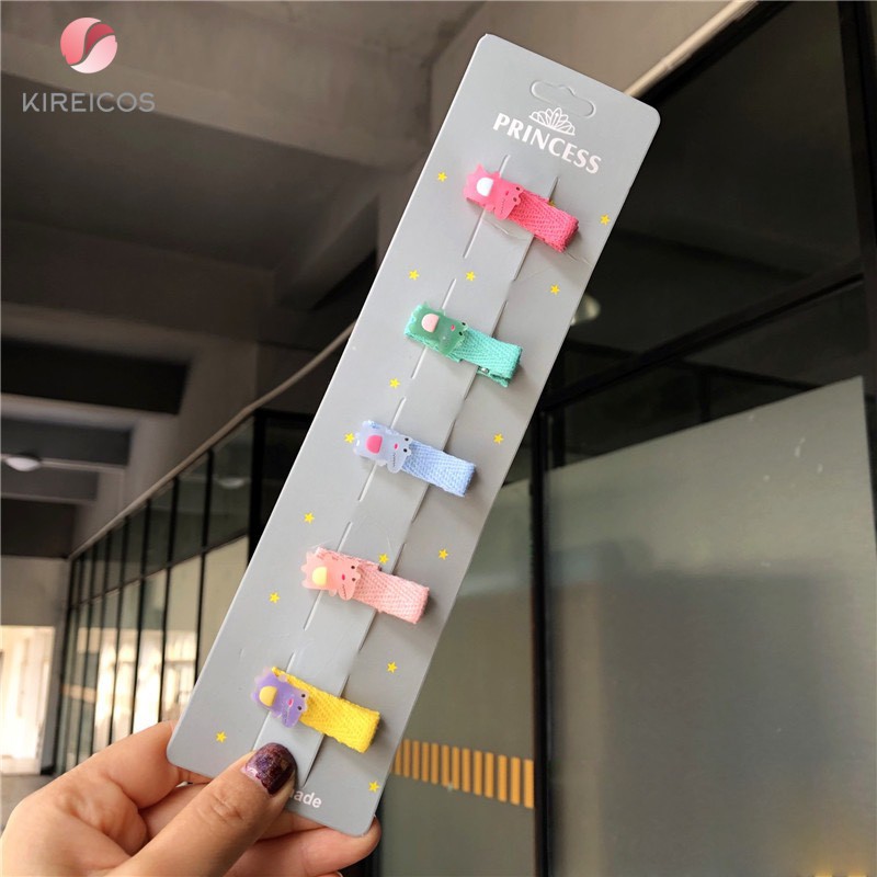 Set 5 kẹp Mái Bọc Vải Thú Cưng Princess