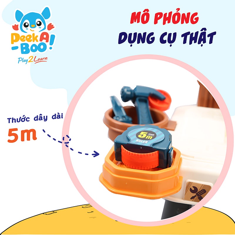 Đồ Chơi Peek A Boo Bộ Dụng Cụ Đa Năng Cho Bé PAB011