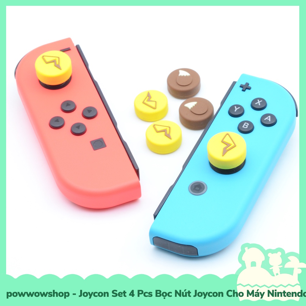 [Sẵn VN - Hỏa Tốc] Joycon OLED/V1/V1/Lite Set 4Pcs Bọc Nút Analog Joycon Cho Máy Game Nintendo Switch Game All Style