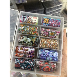 [Phụ Kiện nail] Set foil set 10 cuộn
