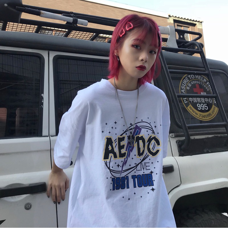 Áo thun tay lỡ Unisex, áo phông form rộng ATL232 - Yinxx