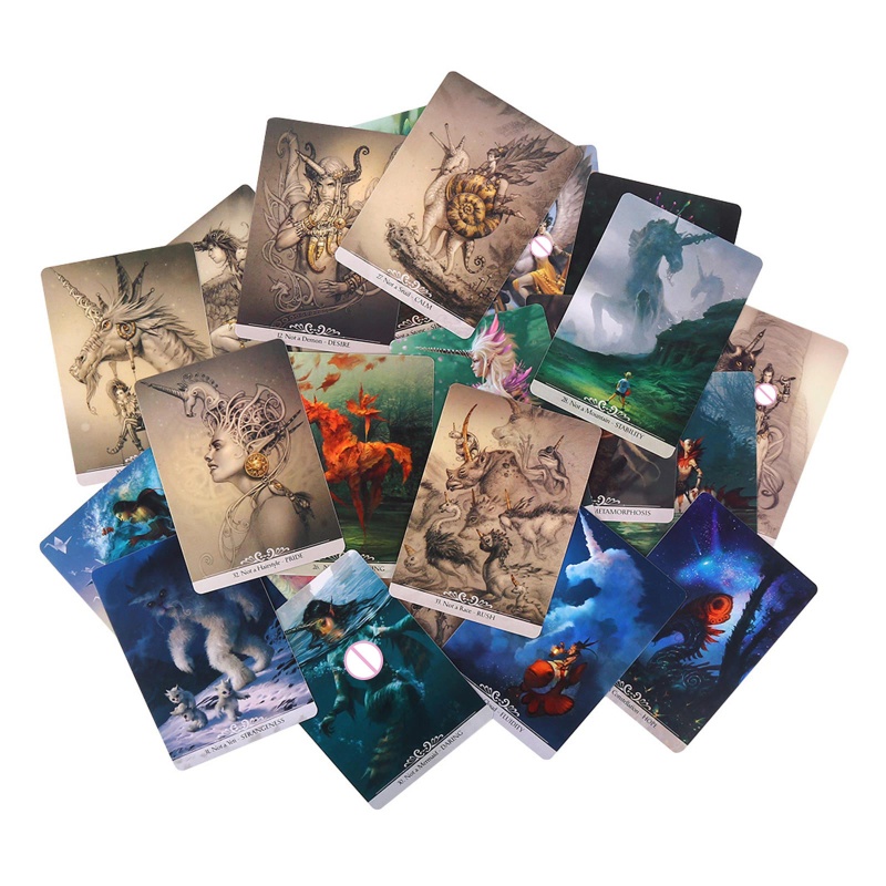 Bộ Bài Tarot Hình Kỳ Lân Xinh Xắn Cho Người Mới Bắt Đầu
