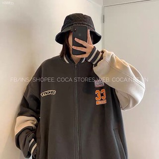 [KB8833]🏈 Áo khoác BOMBER số 33 (Có sẵn/ảnh thật)