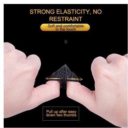 1 Cặp găng bọc ngón tay (2 chiếc) chống mồ hôi chơi game điện thoại tiện dụng | BigBuy360 - bigbuy360.vn