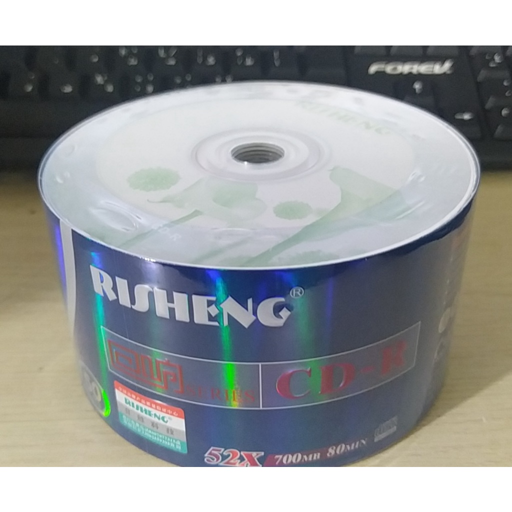 Đĩa trắng ,Đĩa CD trắng Risheng hộp 50 cái dung lượng 700mb
