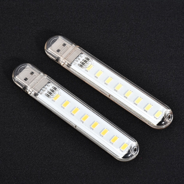 Đèn gồm 6 bóng led để đọc sách 5V đầu usb loại nhỏ cho laptop máy vi tính